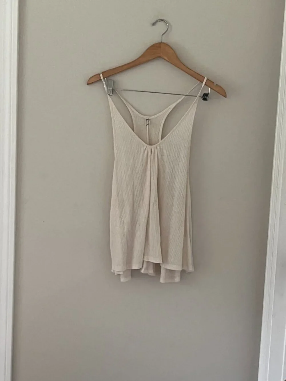 Free People Intimately Wear Me Now Racerback Tank Cream Size Medium